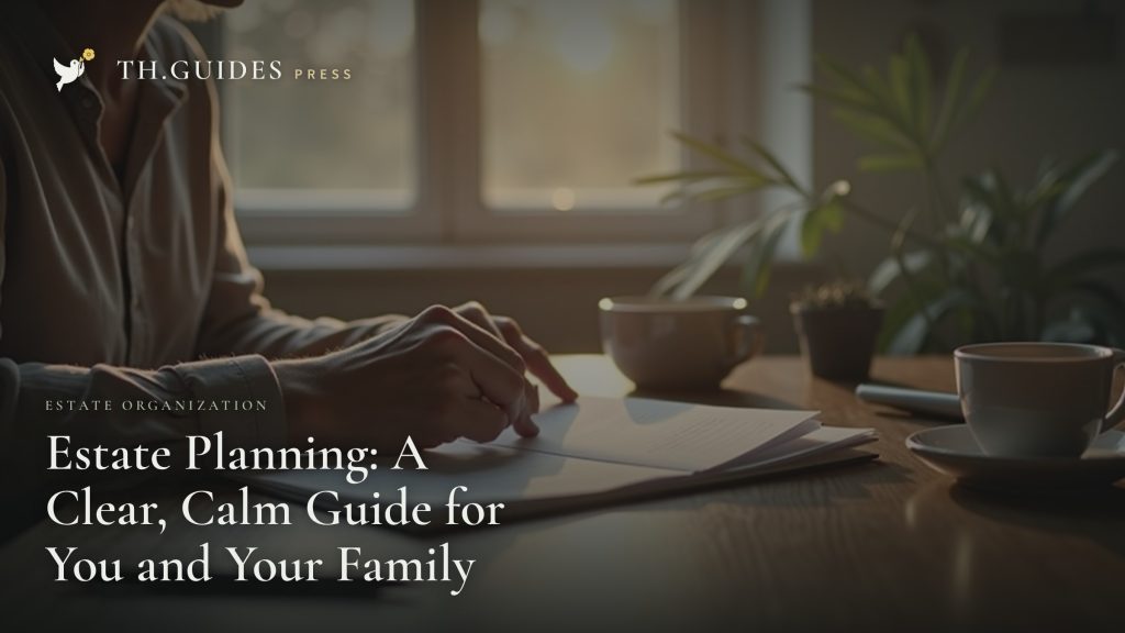 Estate Planning: A Clear, Calm Guide for You and Your Family