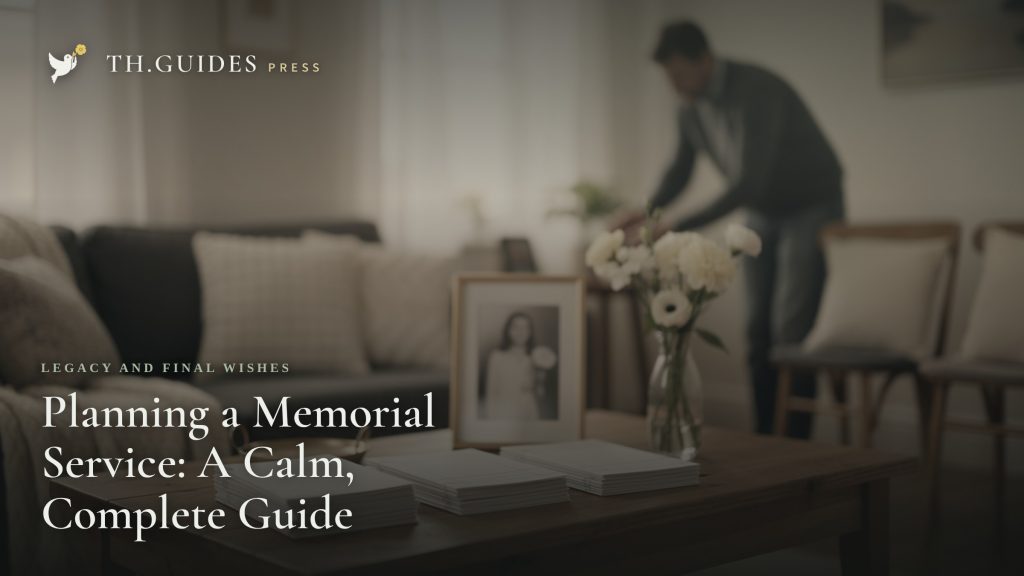 planning a memorial service featured say at a funeral Planning a Memorial Service: A Calm, Complete Guide