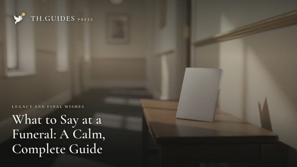 what to say at a funeral featured i'm dead now what What to Say at a Funeral: A Calm, Complete Guide