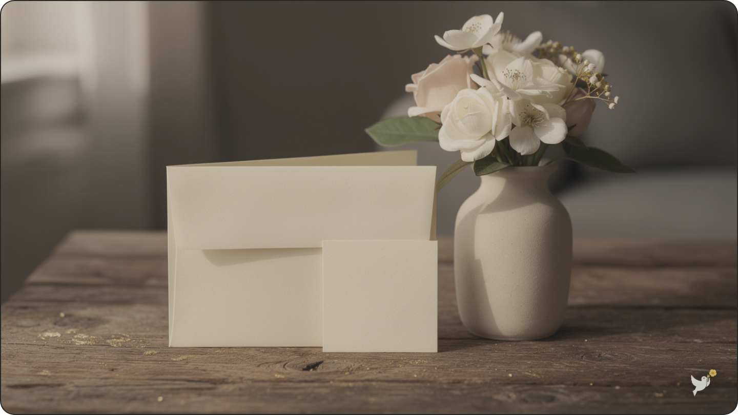 What to Say at a Funeral: A Calm, Complete Guide 3 A handwritten sympathy card representing what to say at a funeral through a written note