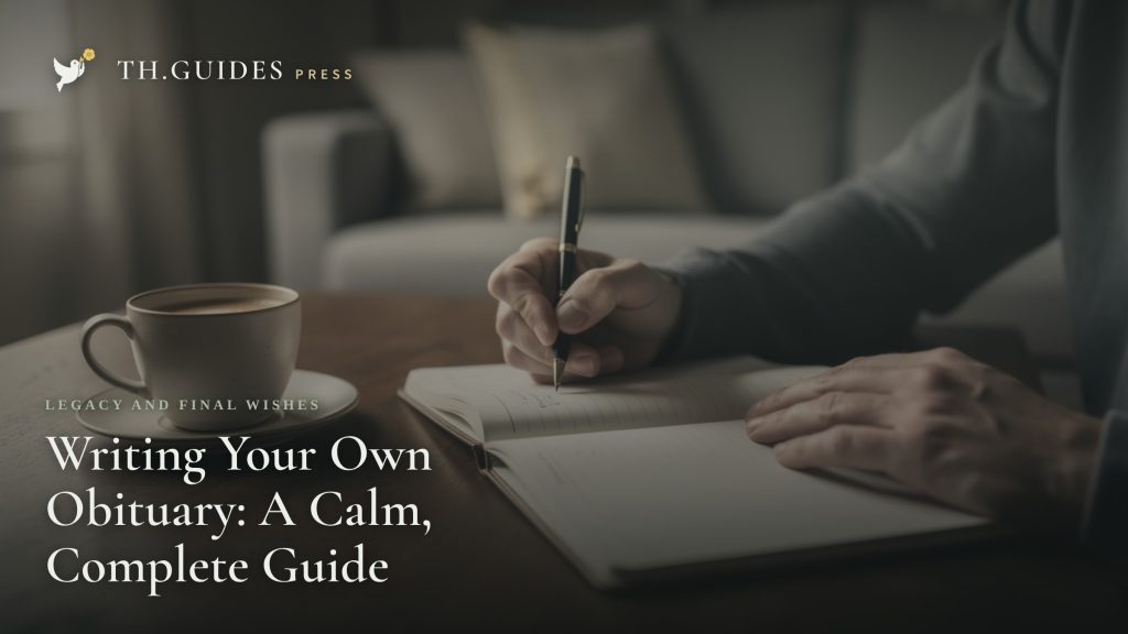 writing your own obituary featured say at a funeral Writing Your Own Obituary: A Calm, Complete Guide